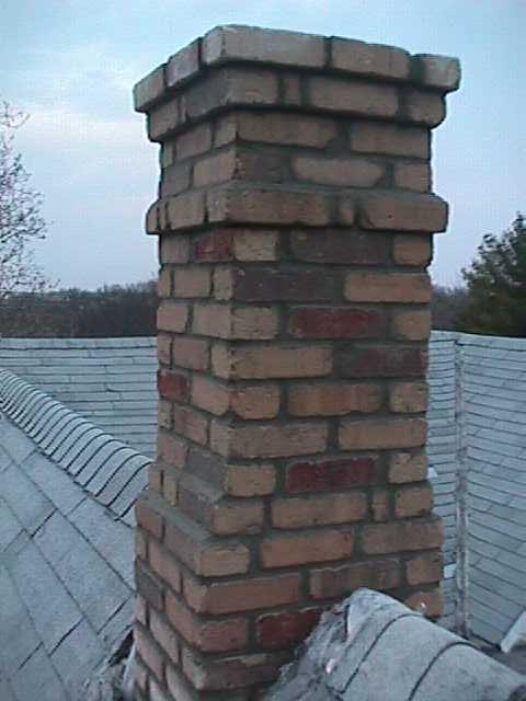closeup of the chimney