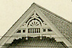 original gable fretwork detail, long gone from the home